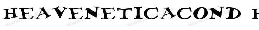 HeaveneticaCond8 Hvy字体转换